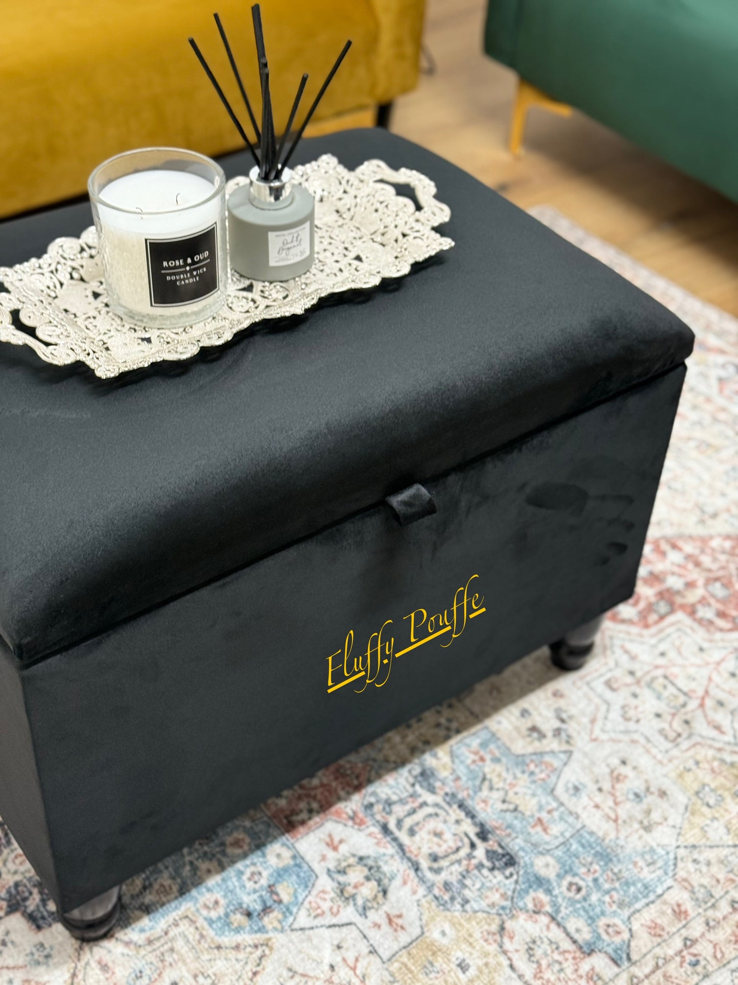 Vivien Deep Storage Ottoman