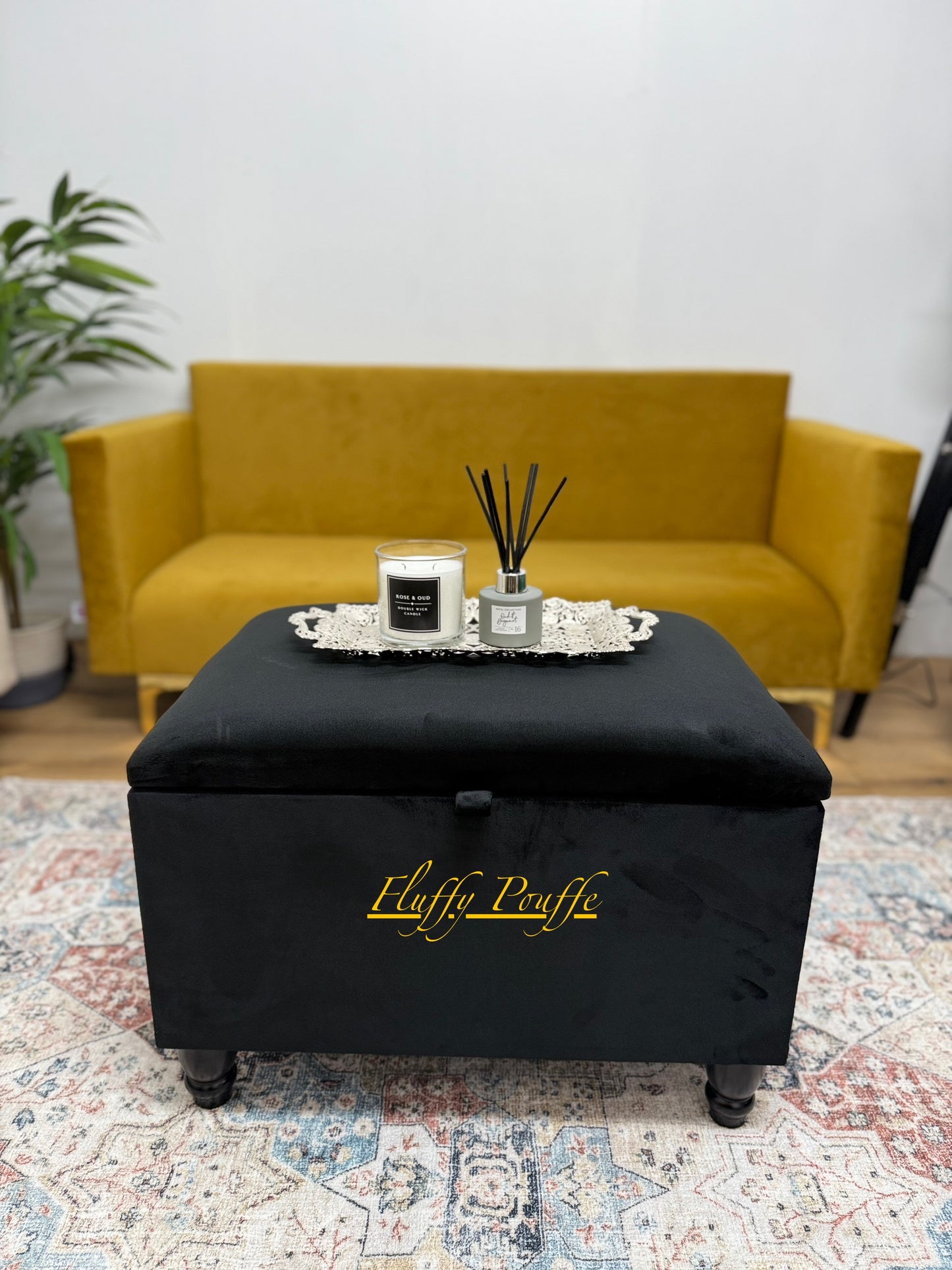 Vivien Deep Storage Ottoman