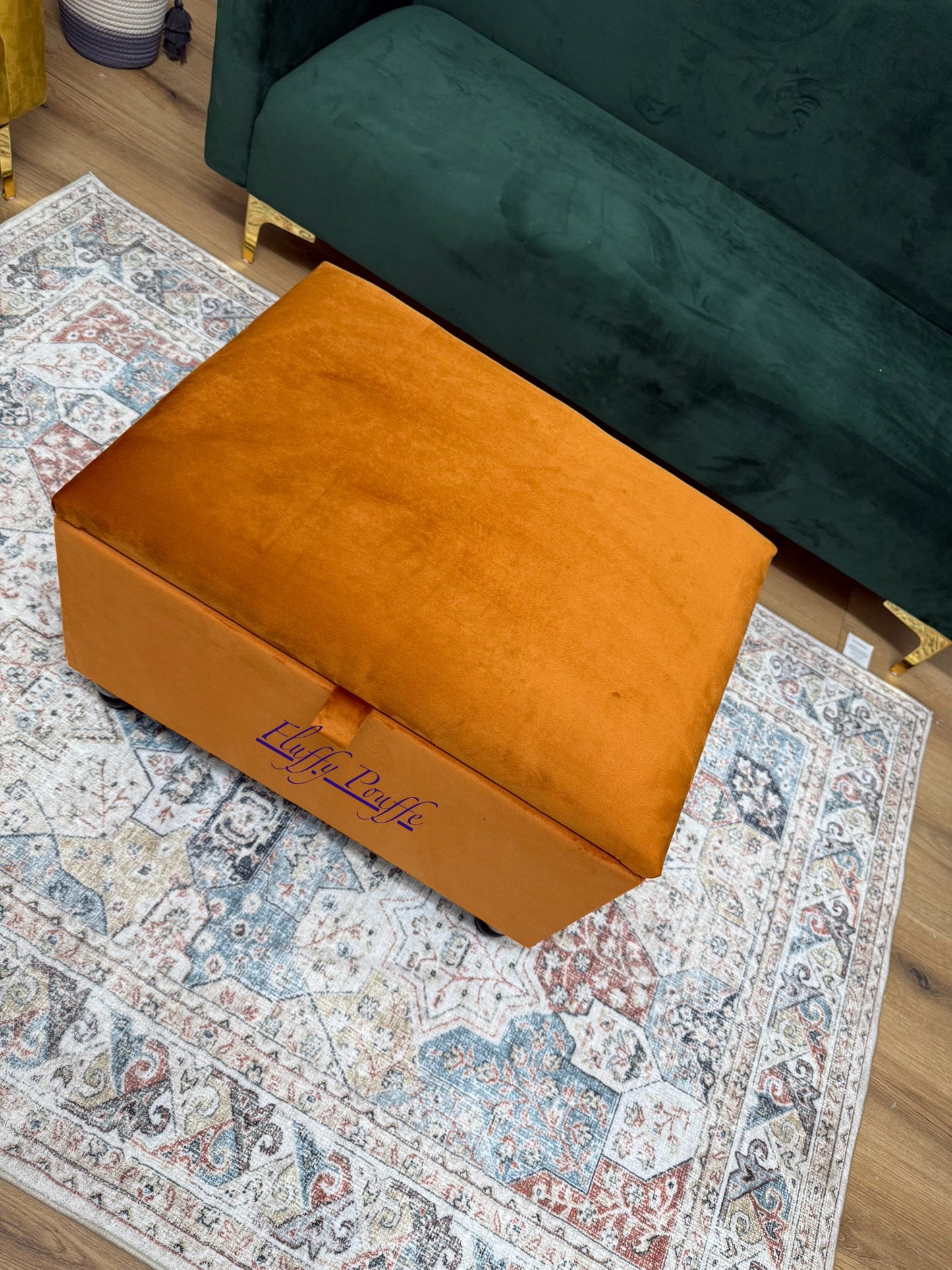 Vivien Deep Storage Ottoman