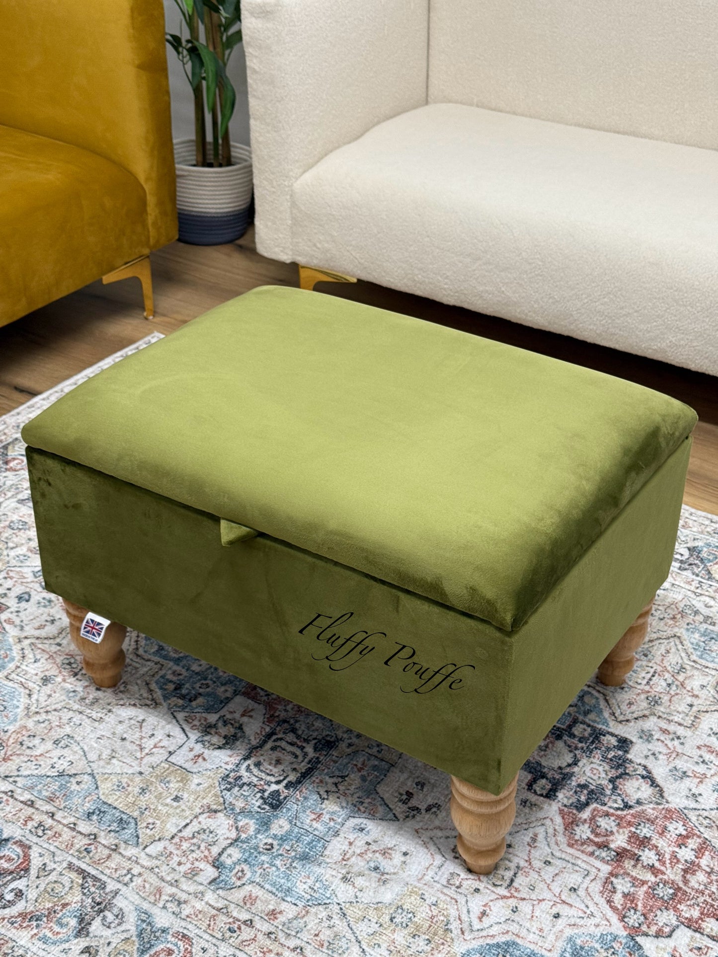 Vivien Deep Storage Ottoman