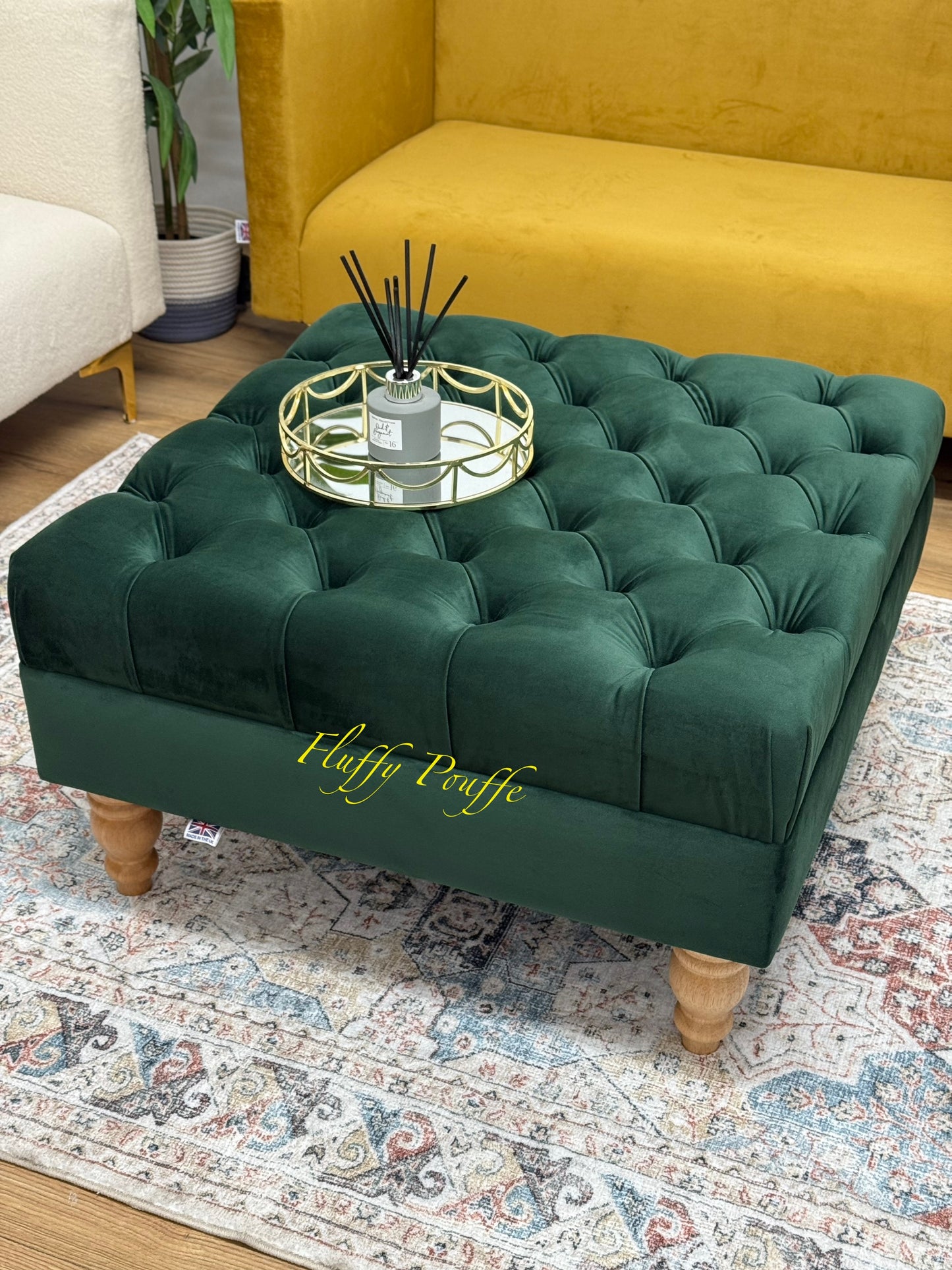 Serenity Square Chesterfield Style Coffee Table